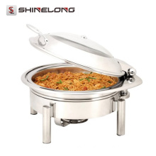 Commercial C053 Guangzhou Catering Round Roll Chafing Dish Price Food Warmer